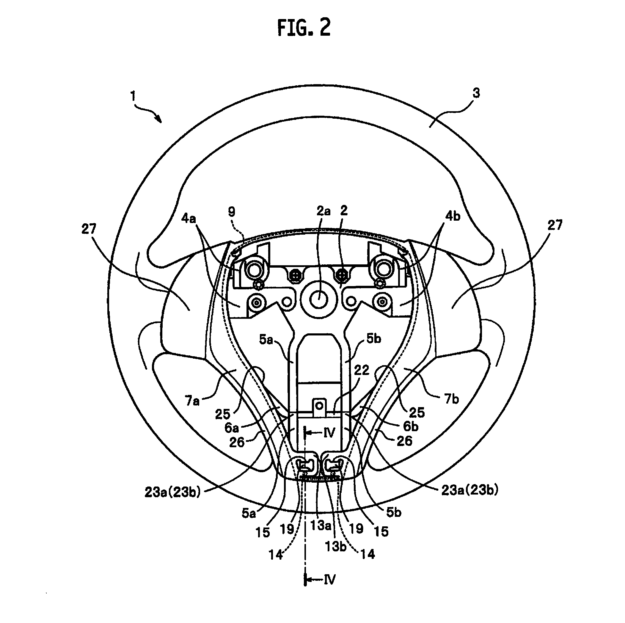 Steering wheel with finisher