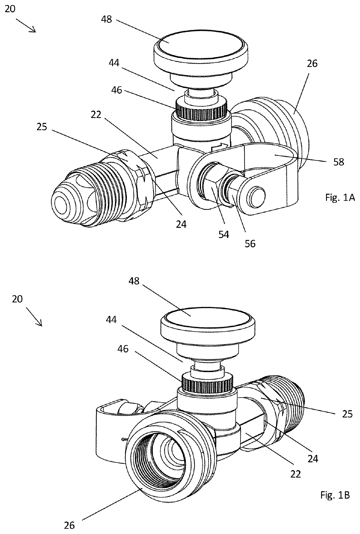 Gas safety valve and gas supply line