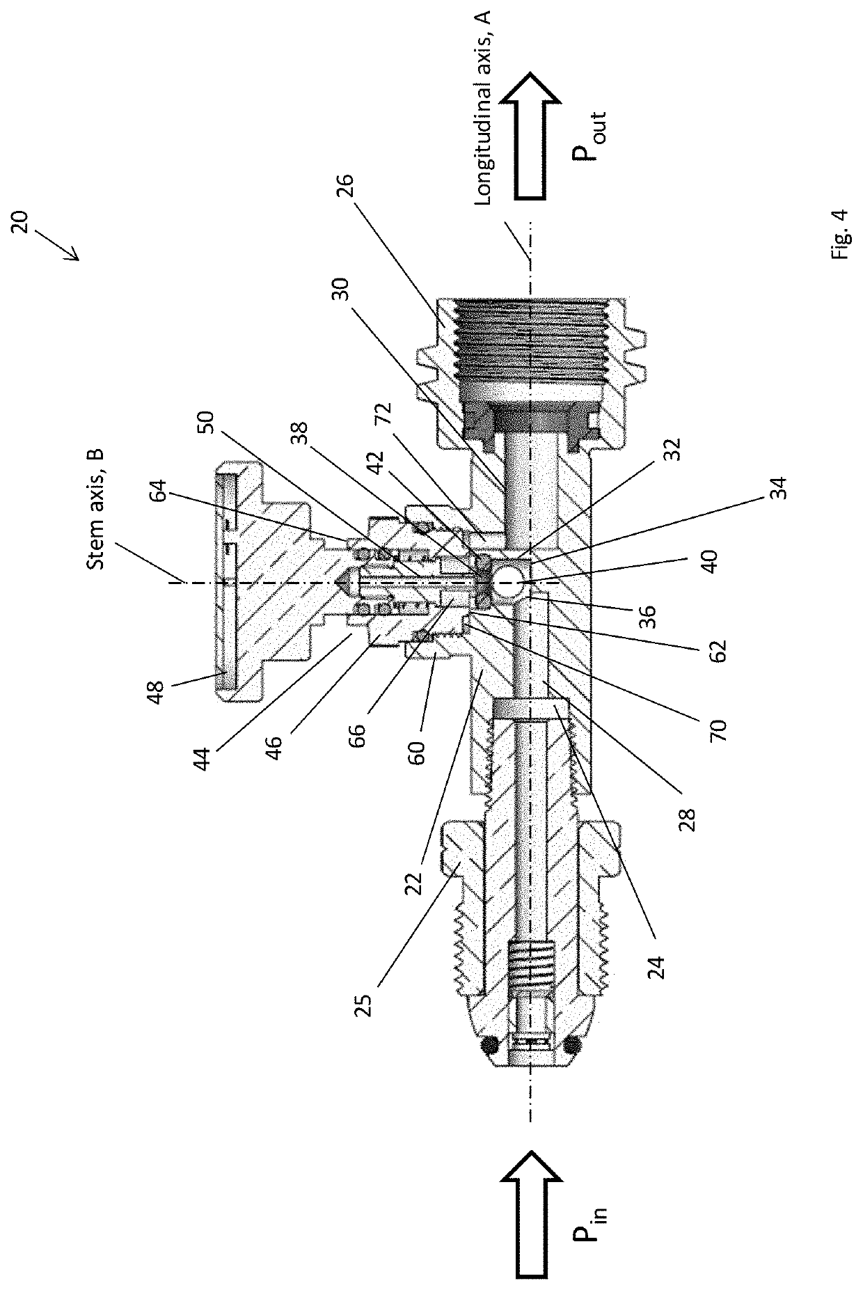 Gas safety valve and gas supply line