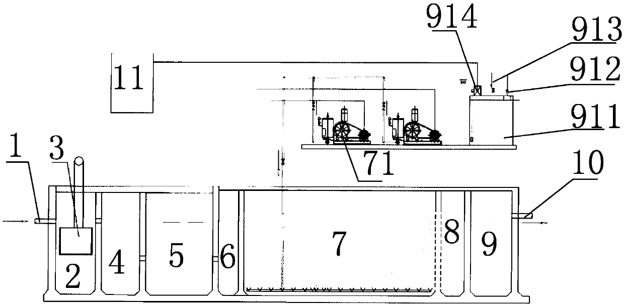 Micro-power sewage treatment system