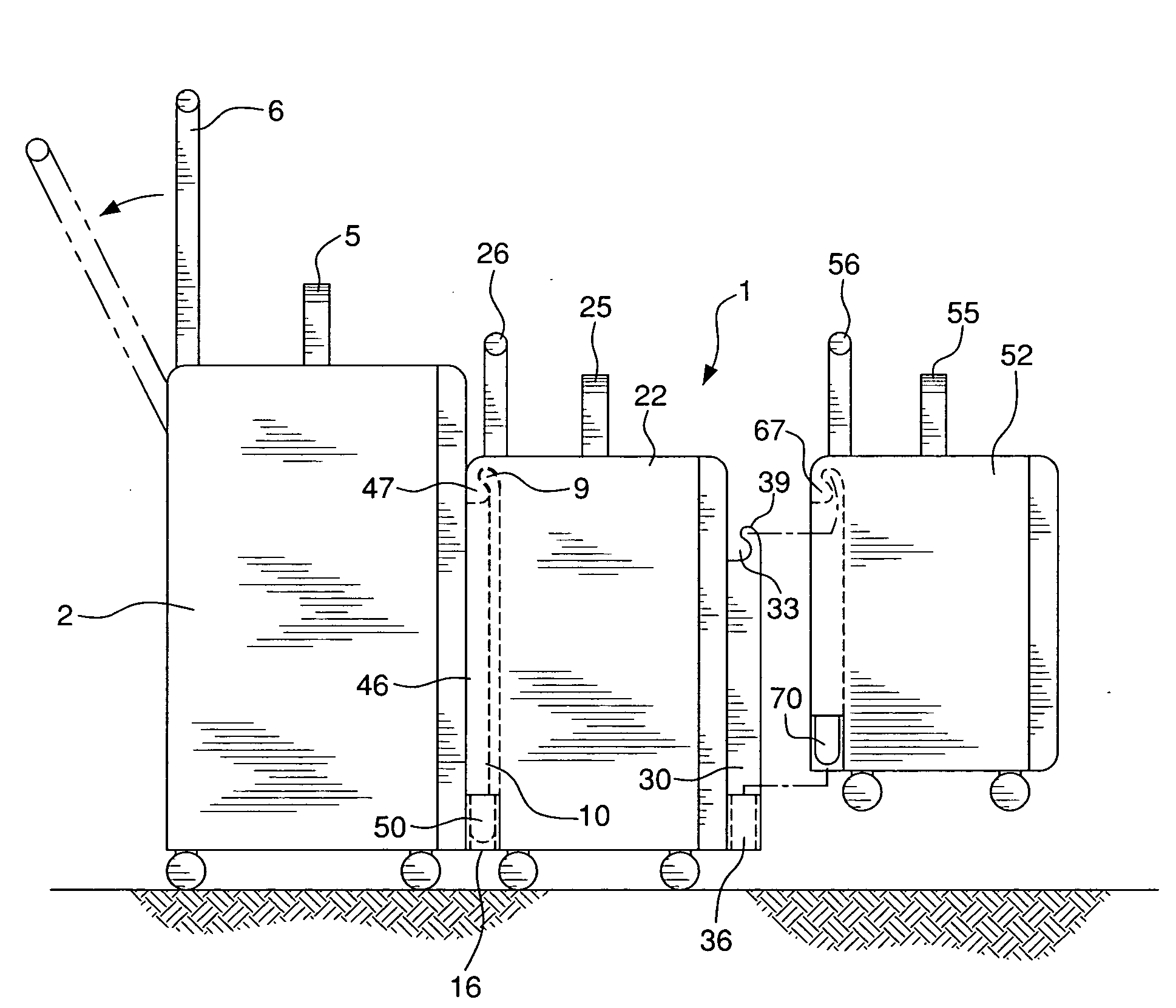 Luggage transport system