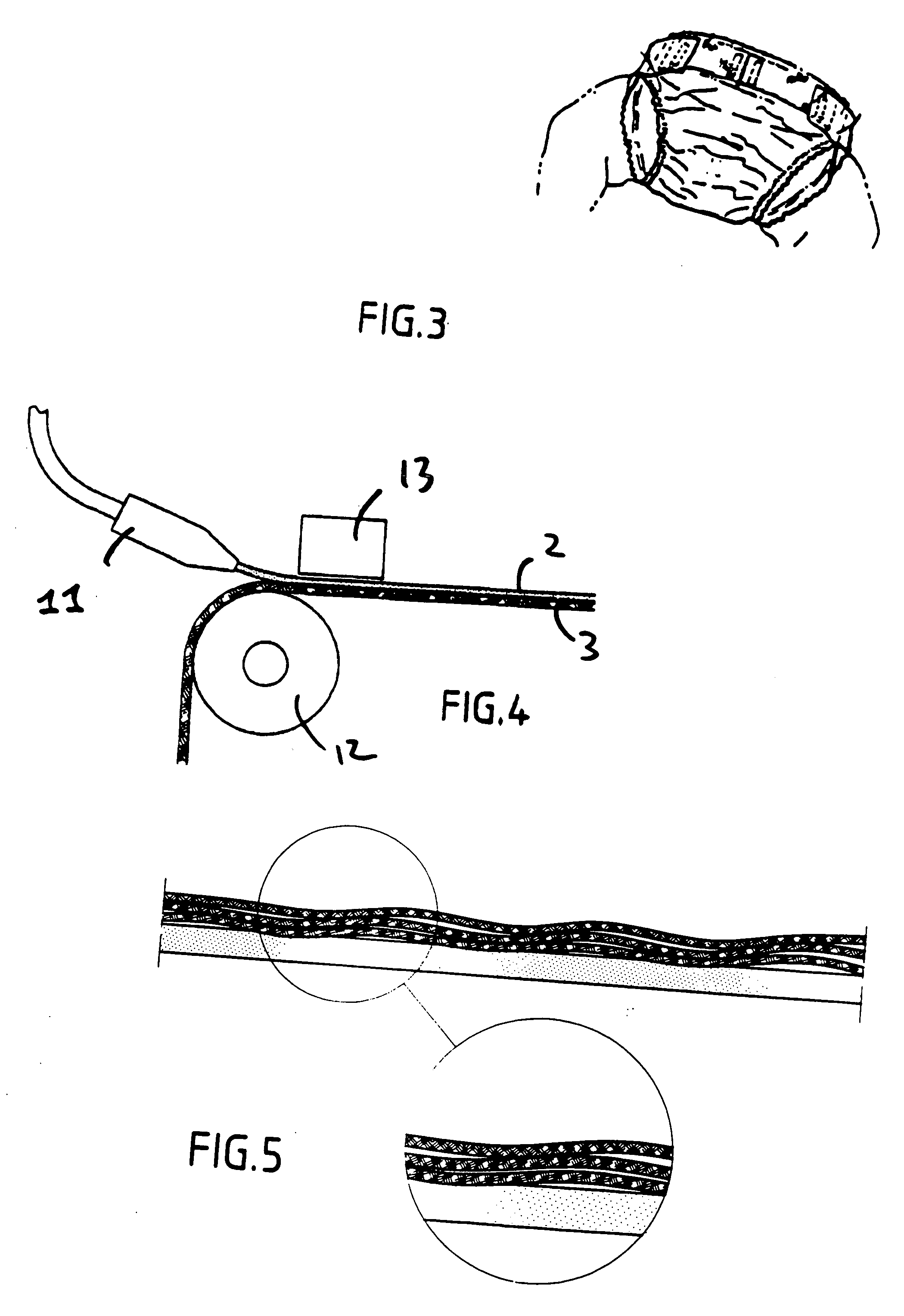 Composite formed from a film and a knitted or a non-woven fabric for hook-and-loop closures, in particular for disposable nappies