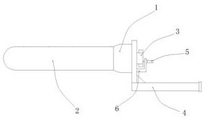 Uniform application device for anorectal surgery nursing medicine