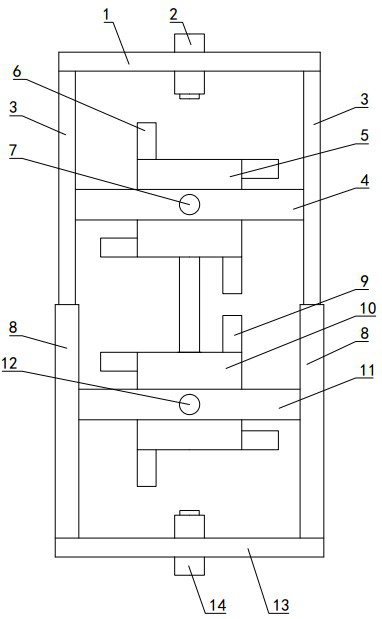 Synchronous rapid replacement stainless steel container forming die