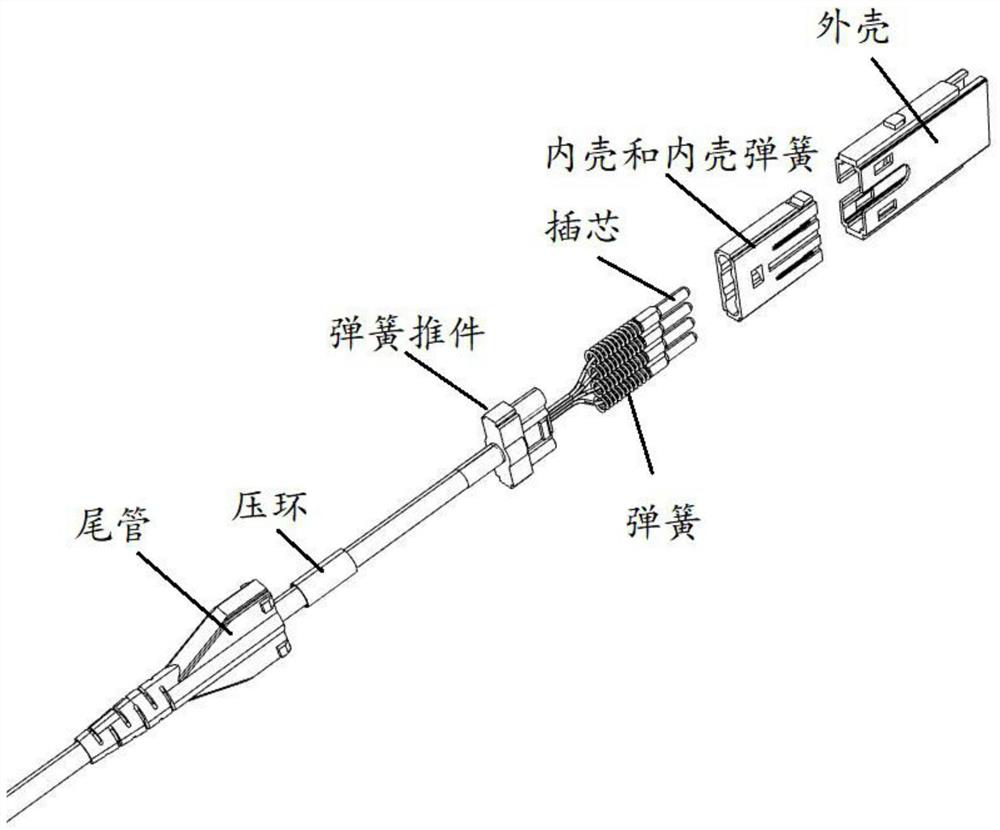 Integrated ceramic ferrule and optical fiber socket