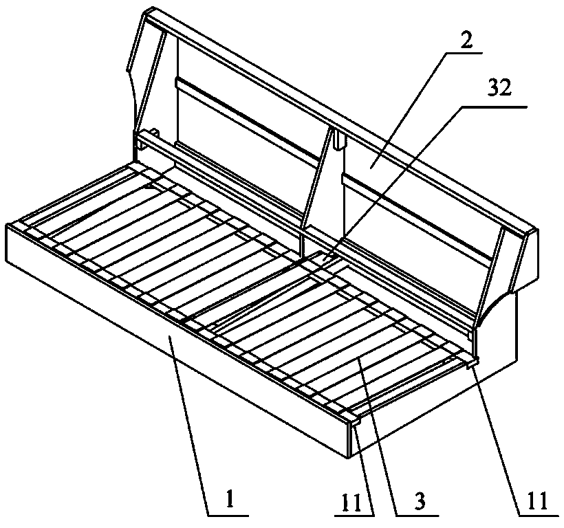 Embedded bandage seat frame sofa