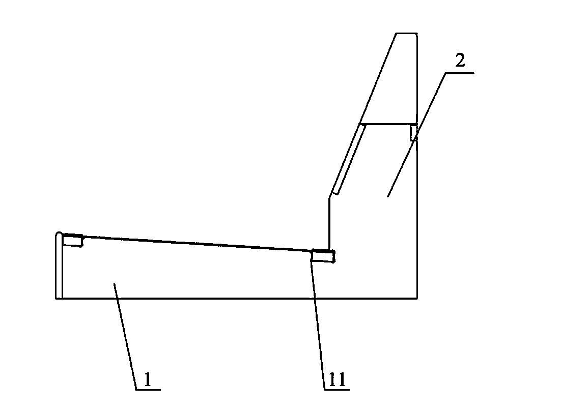 Embedded bandage seat frame sofa