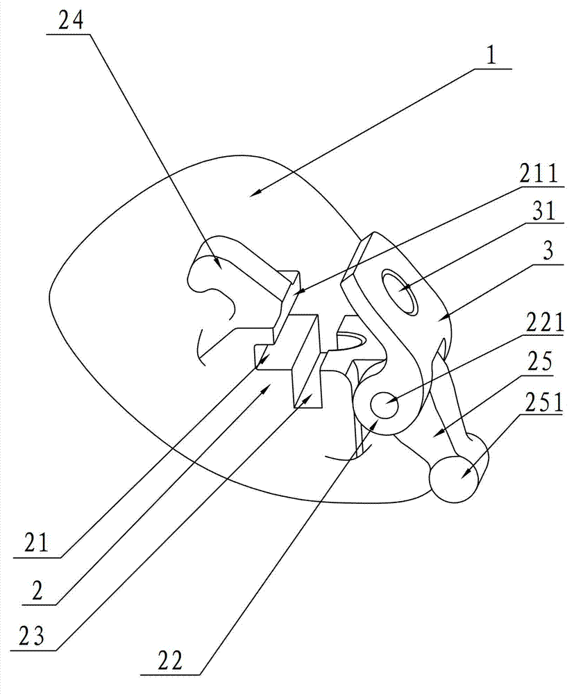 Individual tongue side self-locking appliance