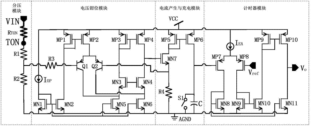 Breakover time generation circuit for BULK converter