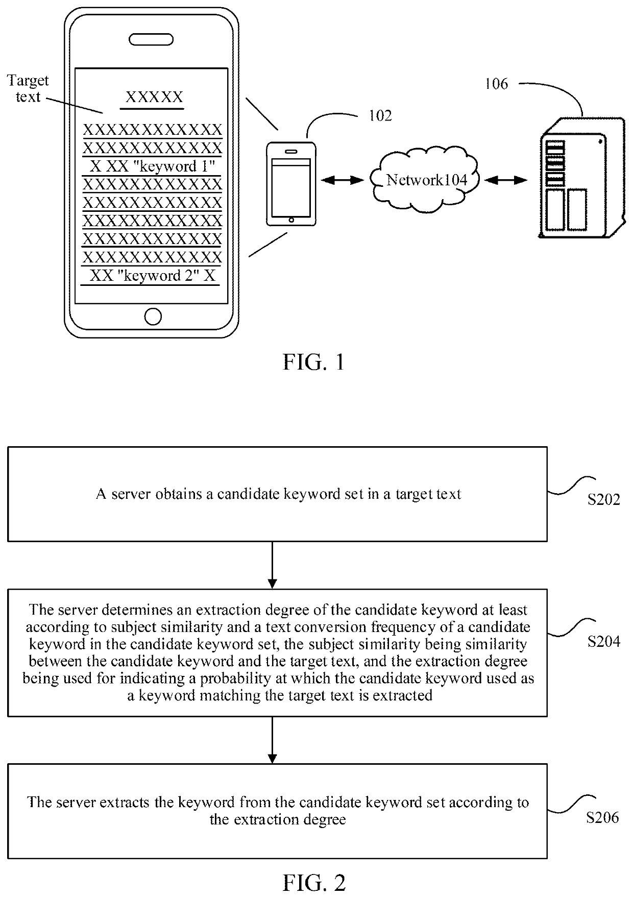 Keyword extraction method and apparatus, storage medium, and electronic apparatus