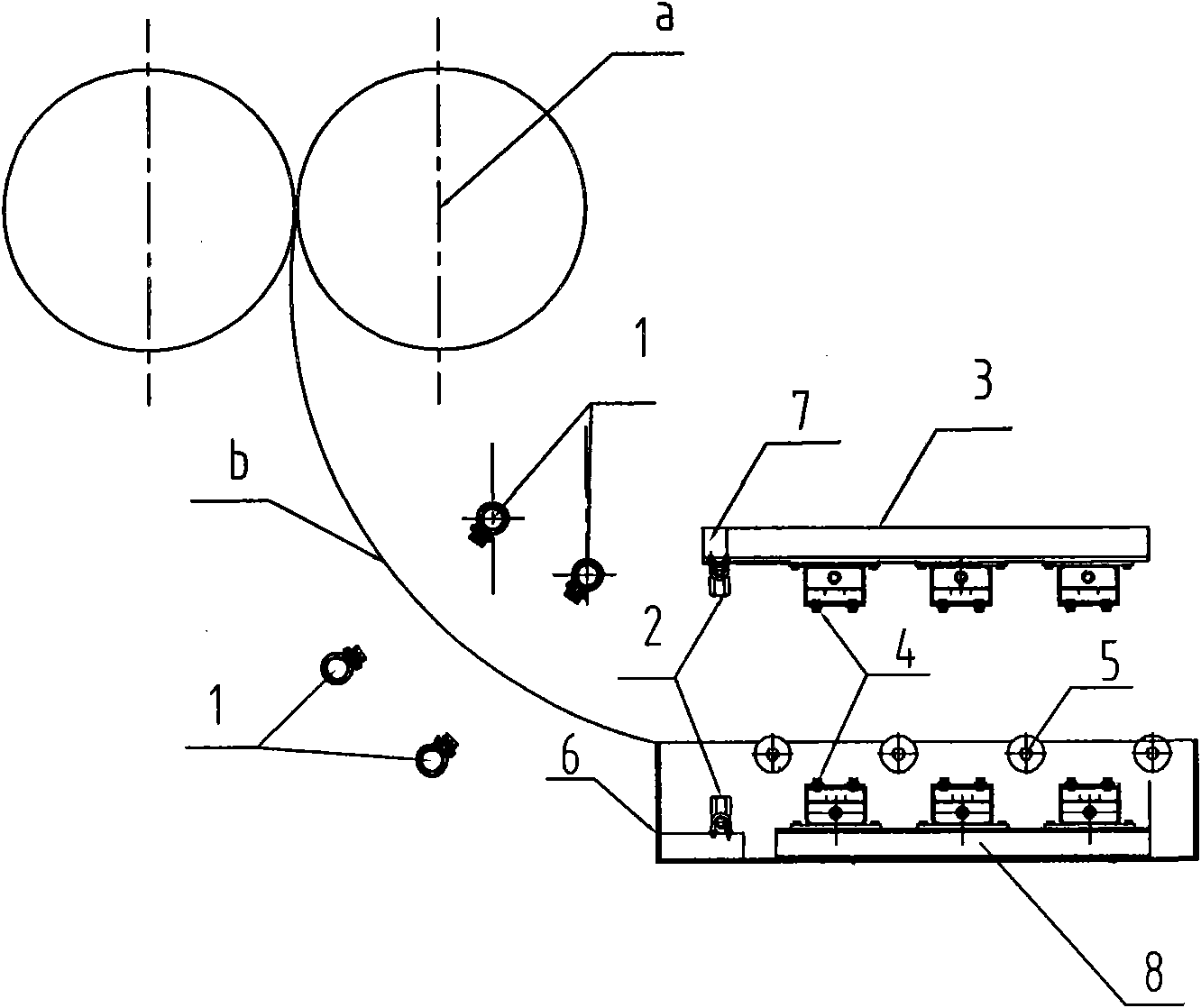 Multiple cooling methods integrated cooling system in strip casting process