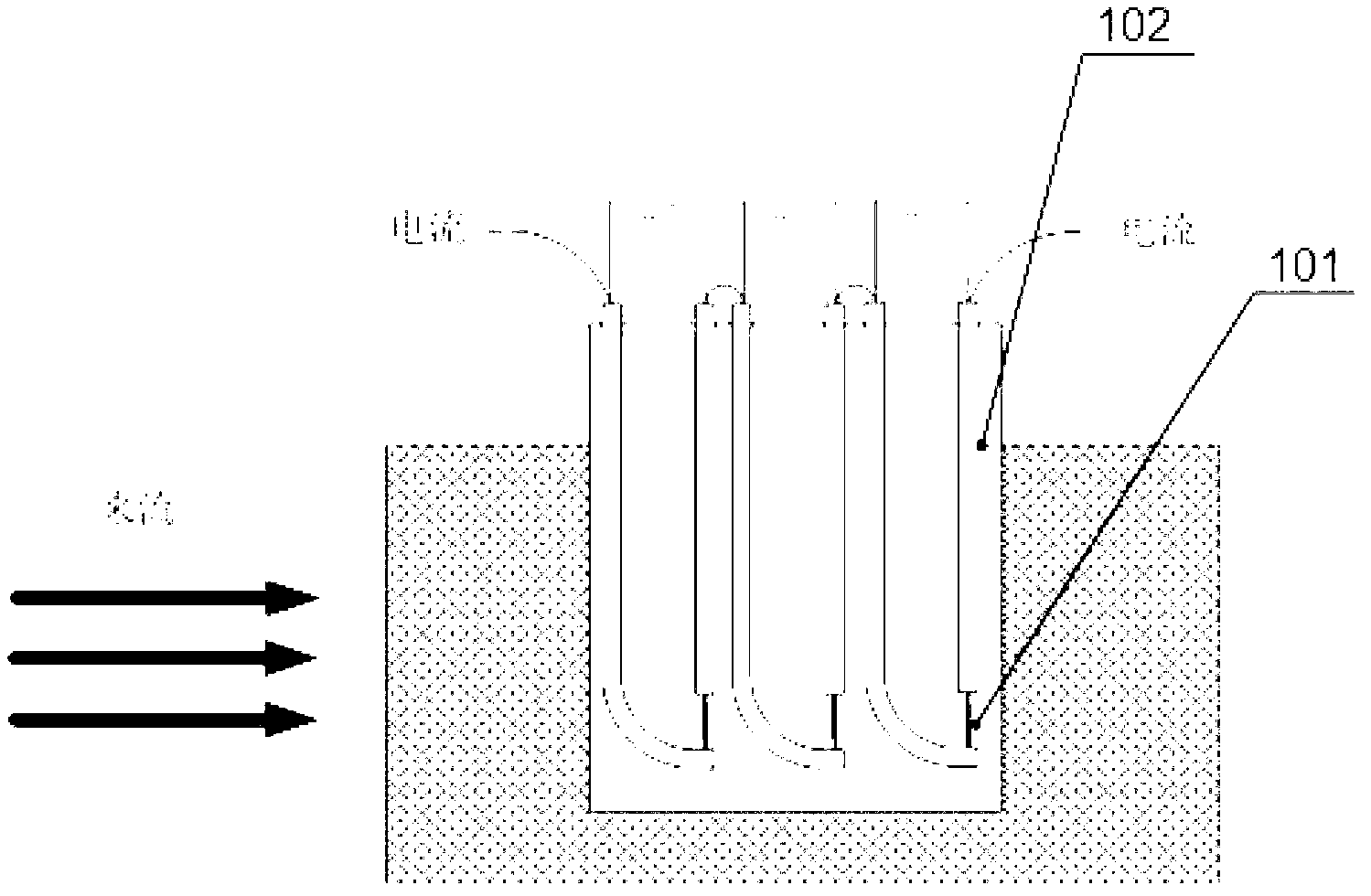 Device and method for testing wall shear stress based on flexible heat-sensitive sensors