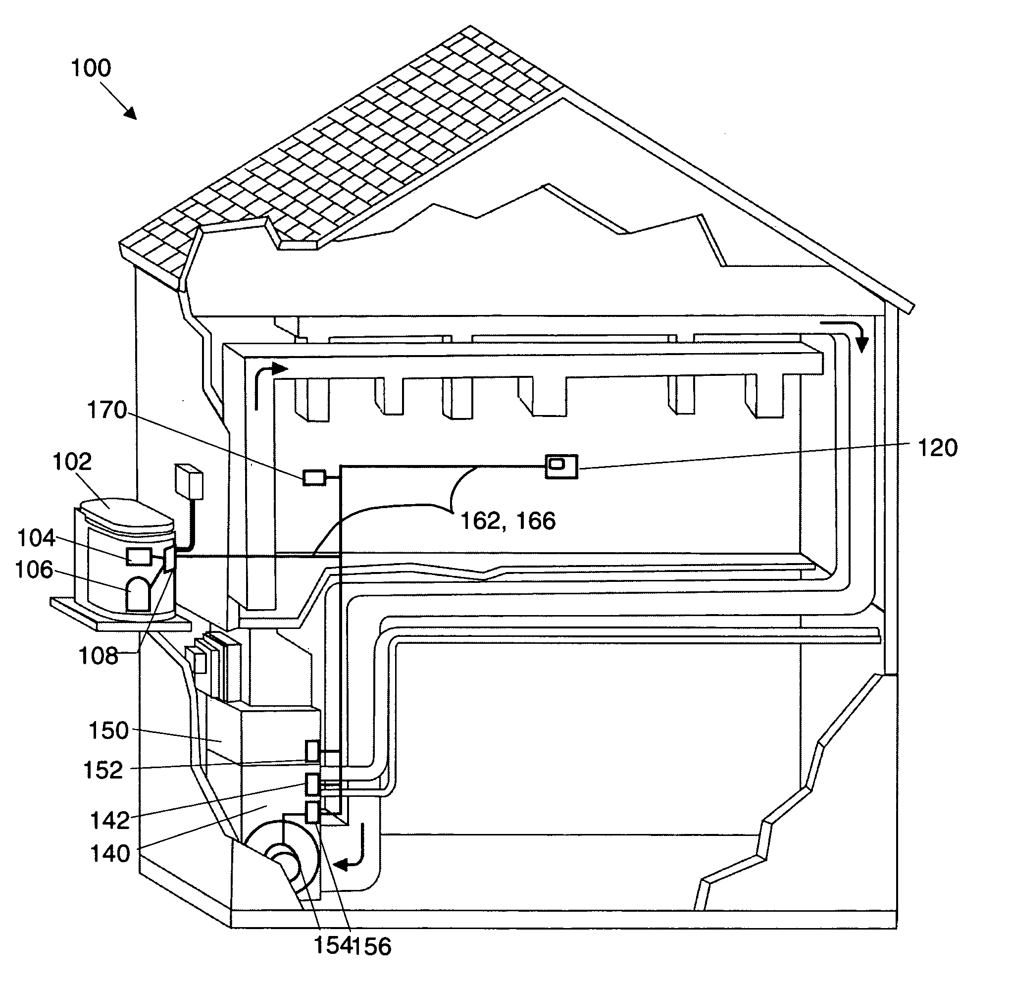 Low voltage power line communication for climate control system