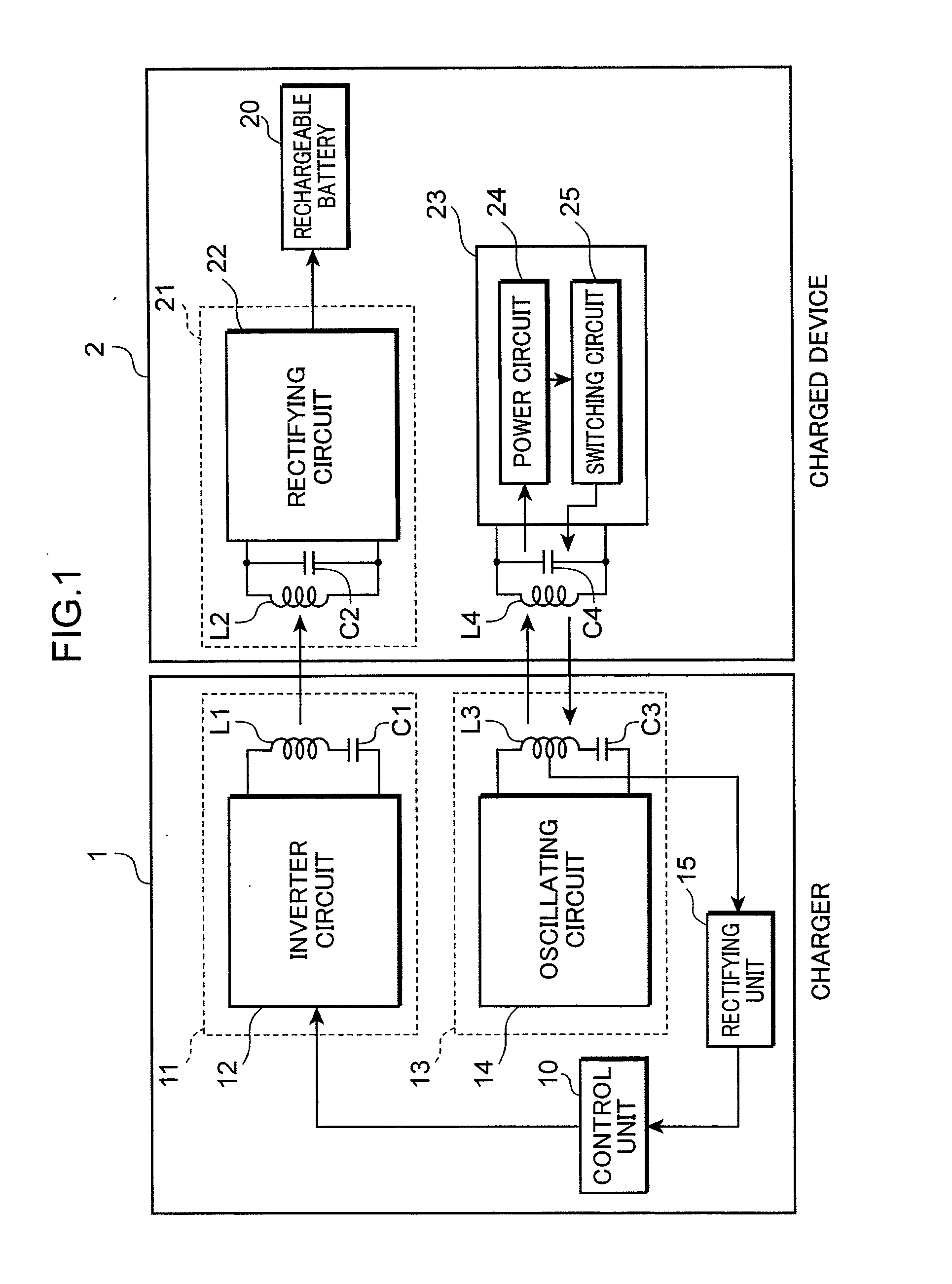 Noncontact charger system