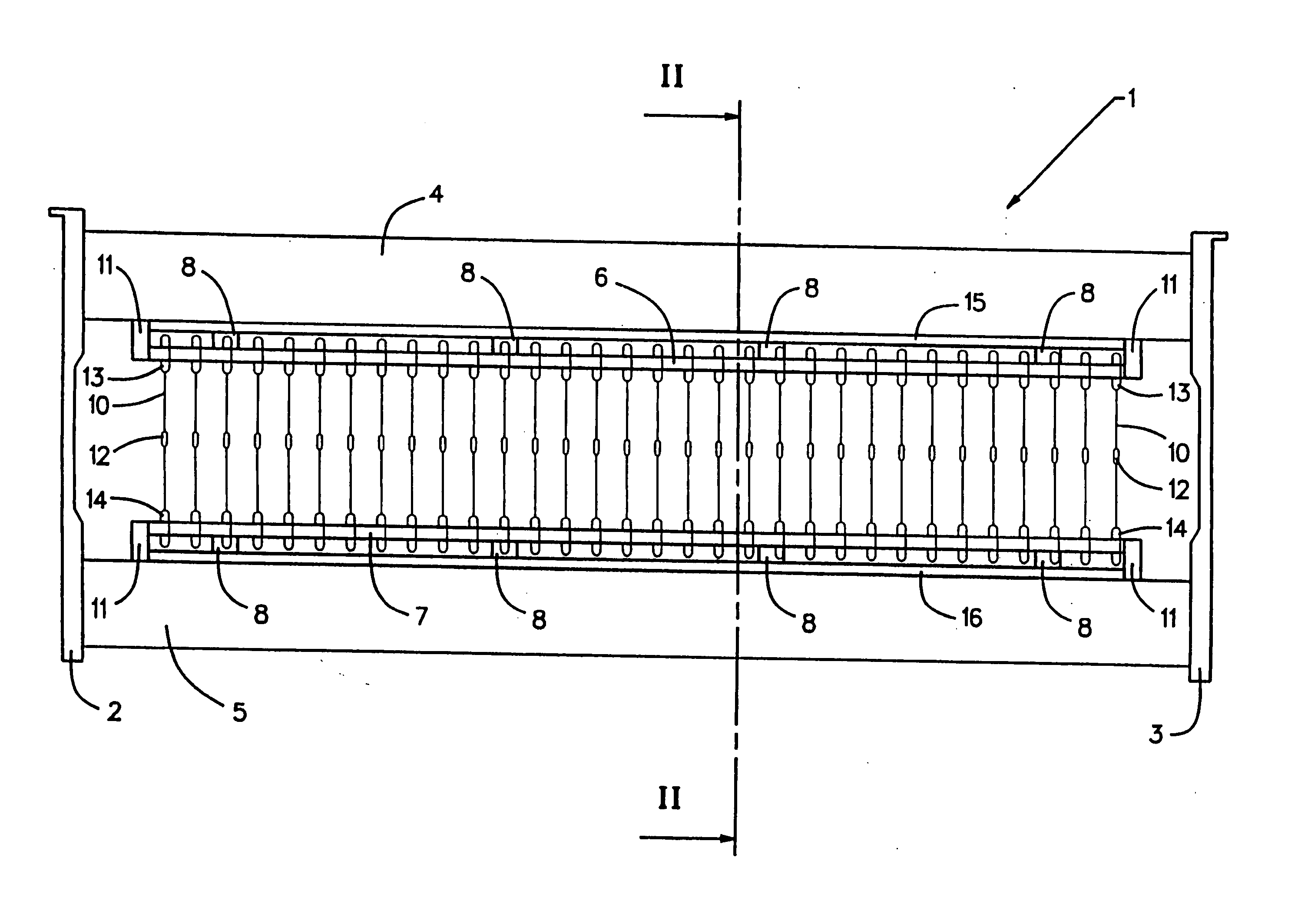 Heald frame for weaving machine