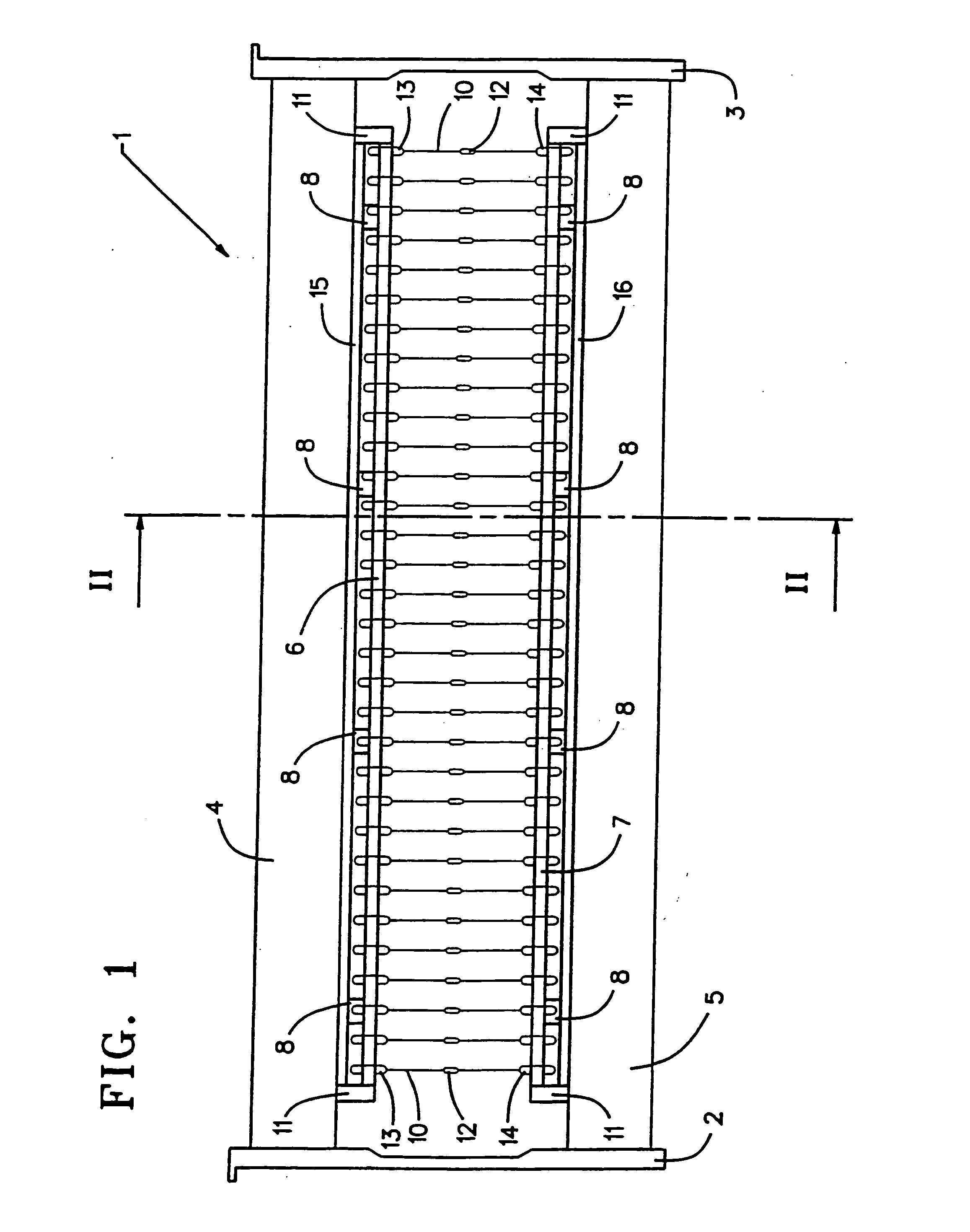 Heald frame for weaving machine