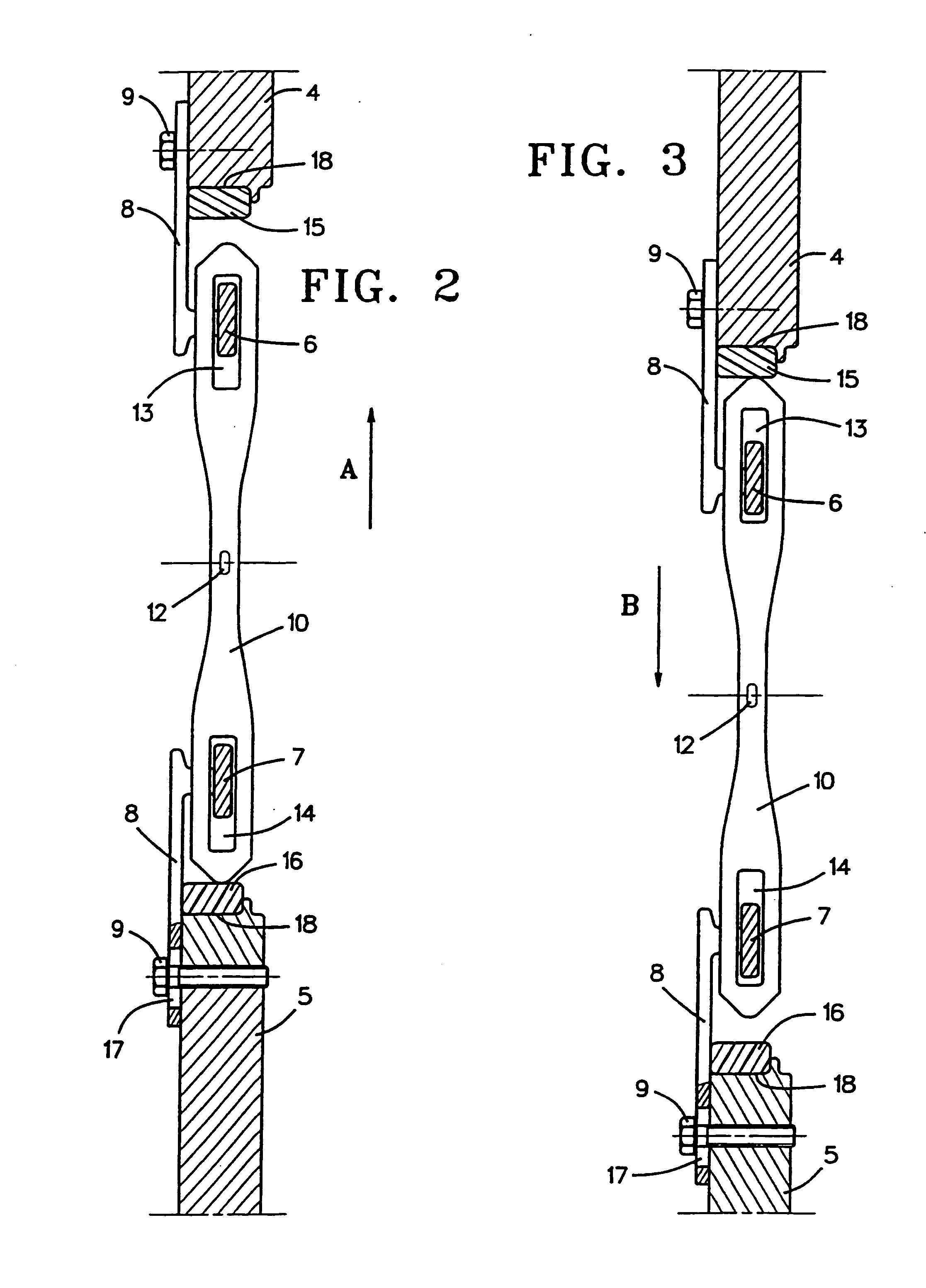 Heald frame for weaving machine