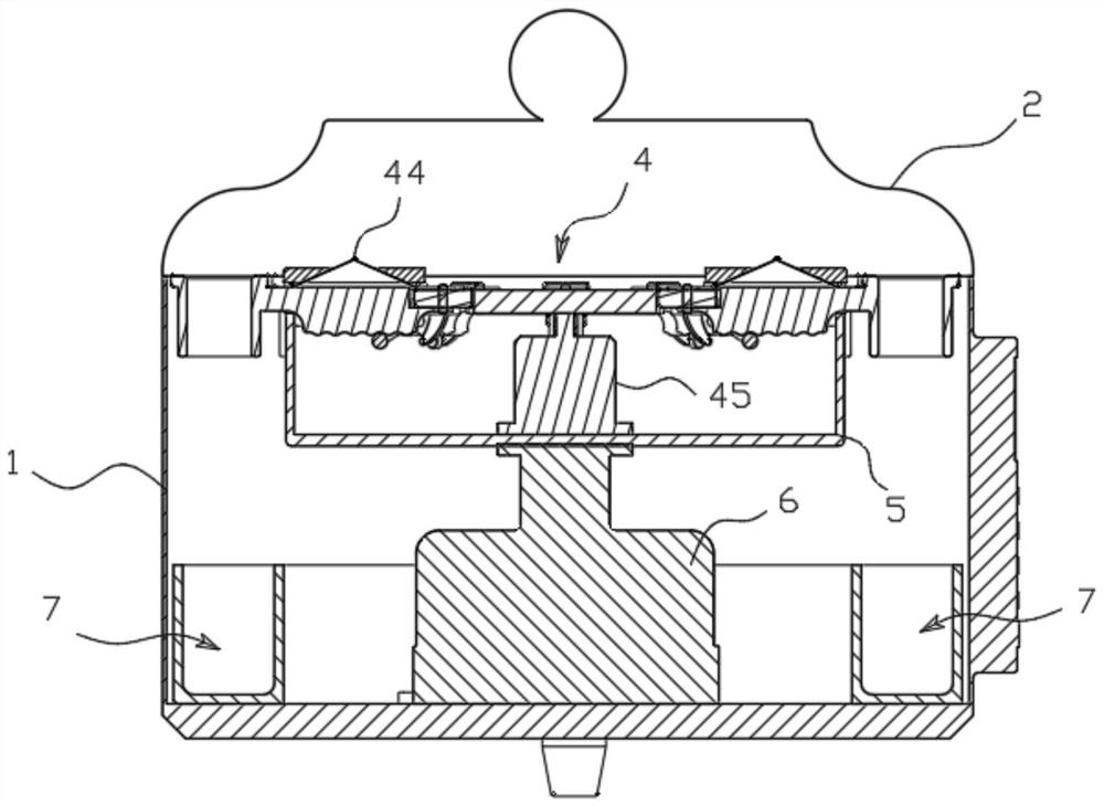 Centrifugal grinding device for obtaining survival single cells