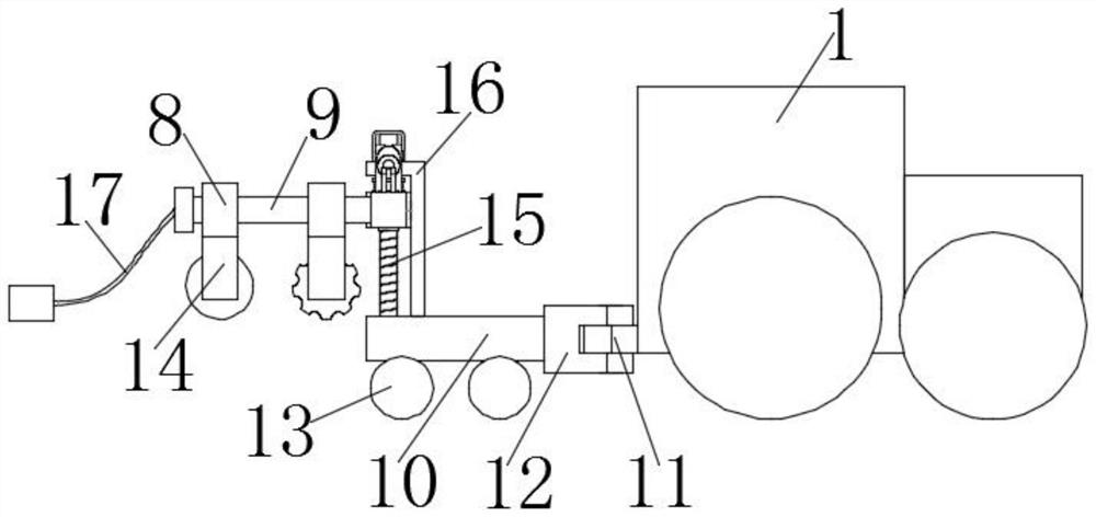 Improved disc harrow and harrow leveler integrated device for recovering vegetation in high and cold mining area