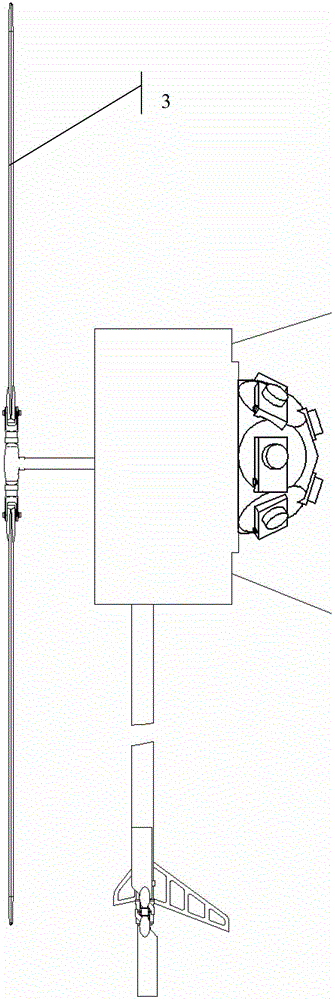 Air 360-degree distant view photograph shooting device and method