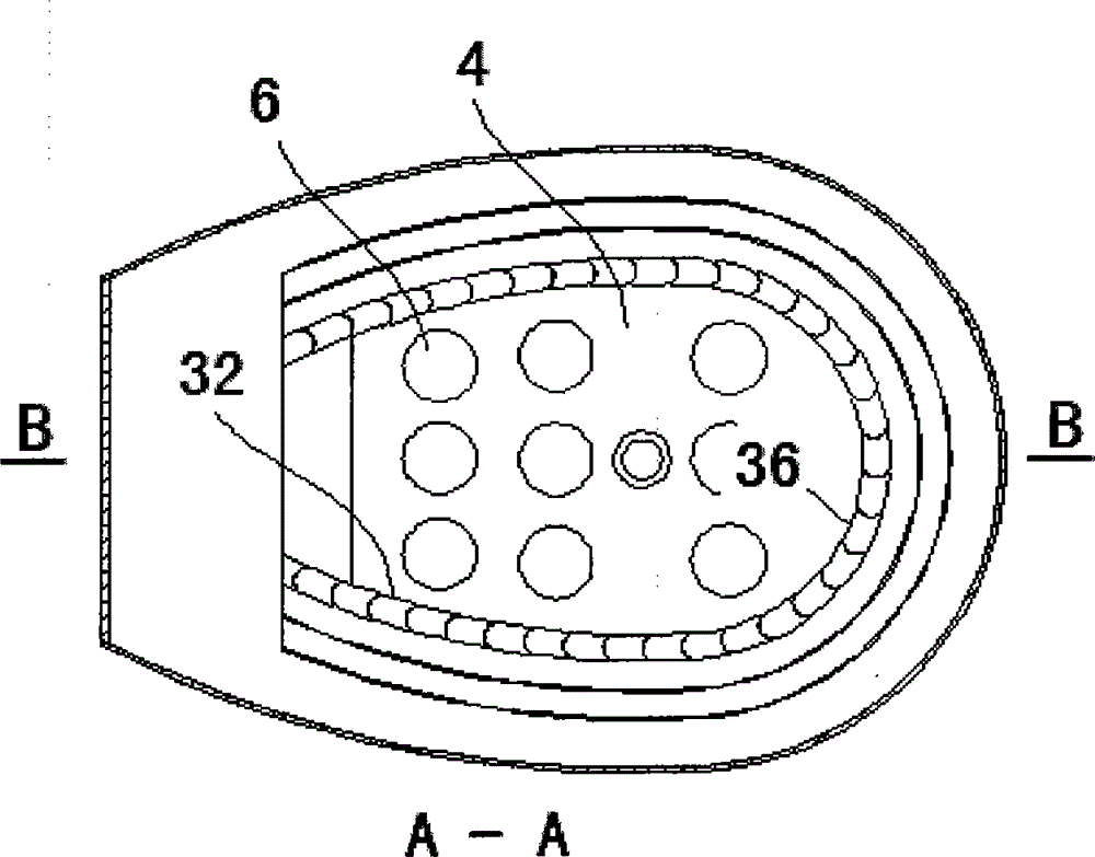 Bottom protrusion of heat-insulation furnace