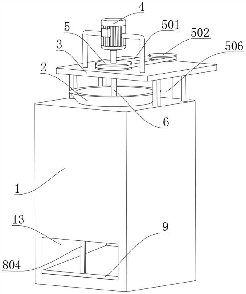 Urban building construction sand screening device