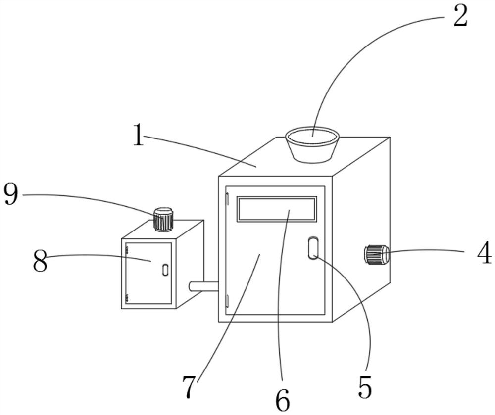 Domestic sewage treatment device for environmental protection engineering