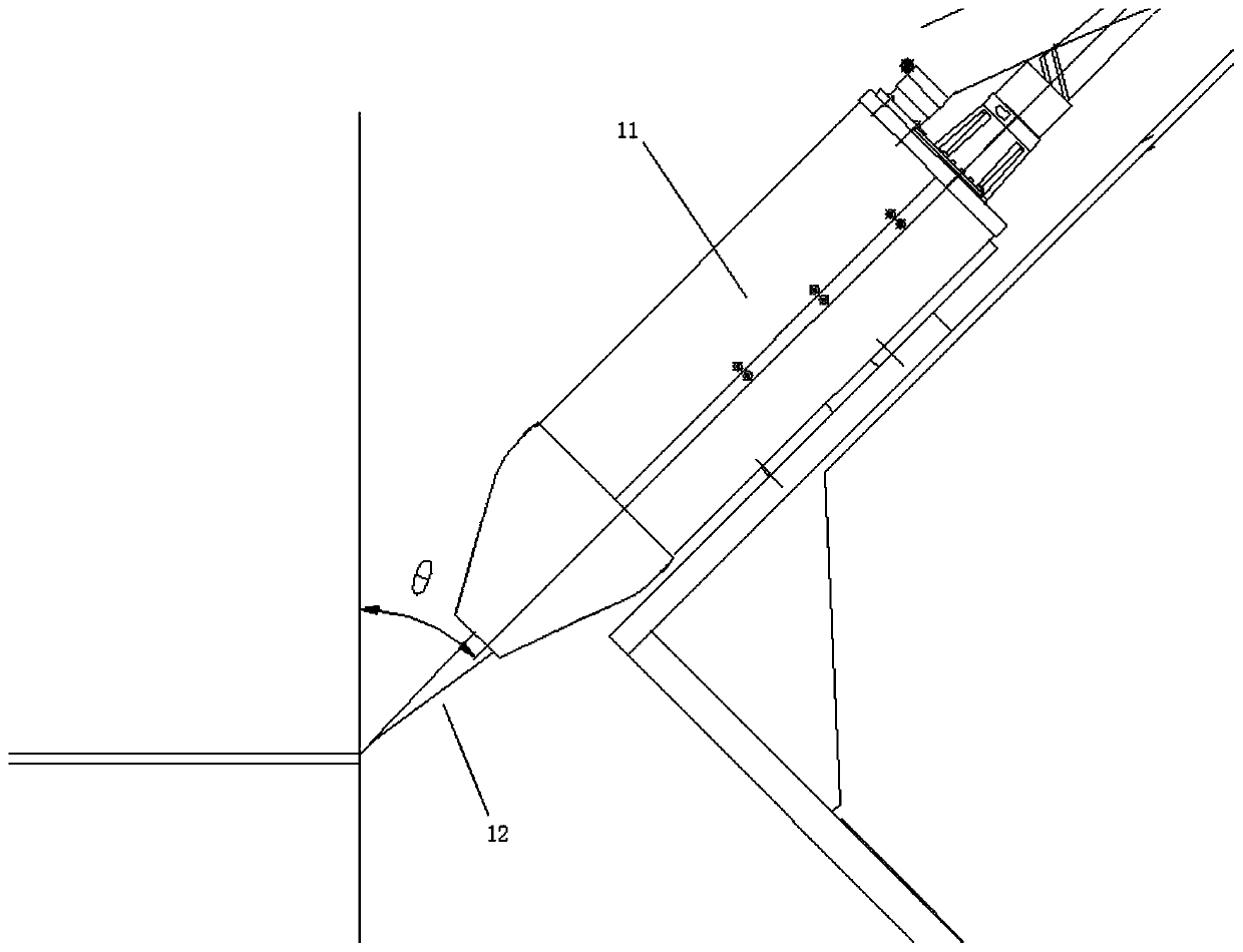 Aluminum alloy anode oxide film and surface paint film compound layer laser cleaning device and method