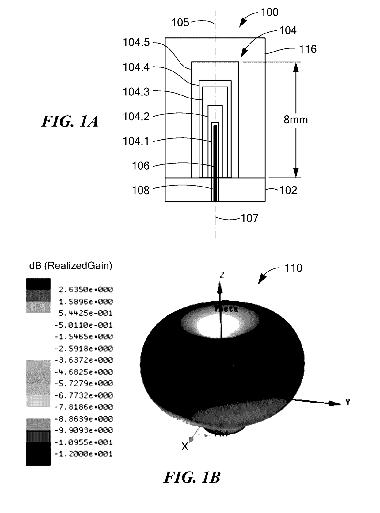 Broadband multiple layer dielectric resonator antenna and method of making the same