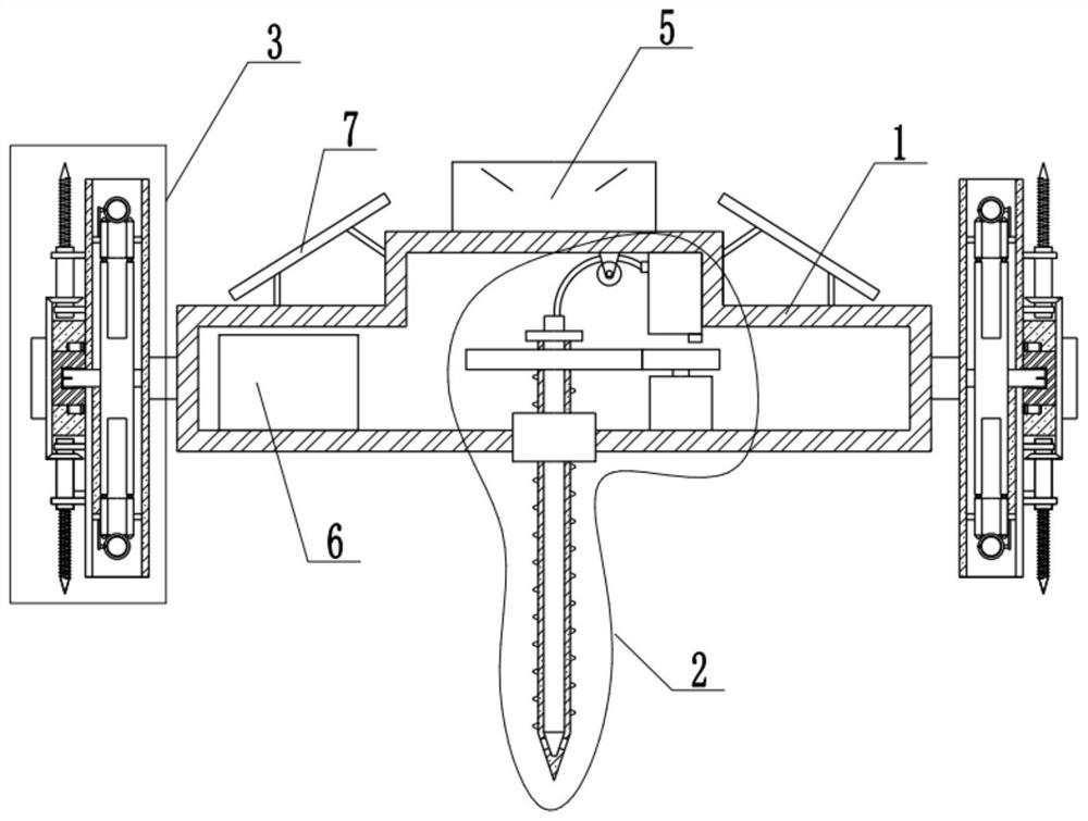 Geological and geotechnical investigation measuring device