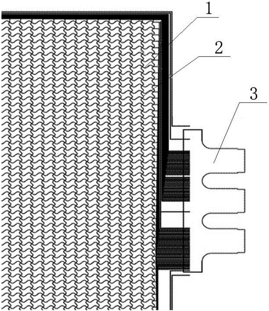 Touch control induction film resistant to Morse patterns and production method of touch control induction film