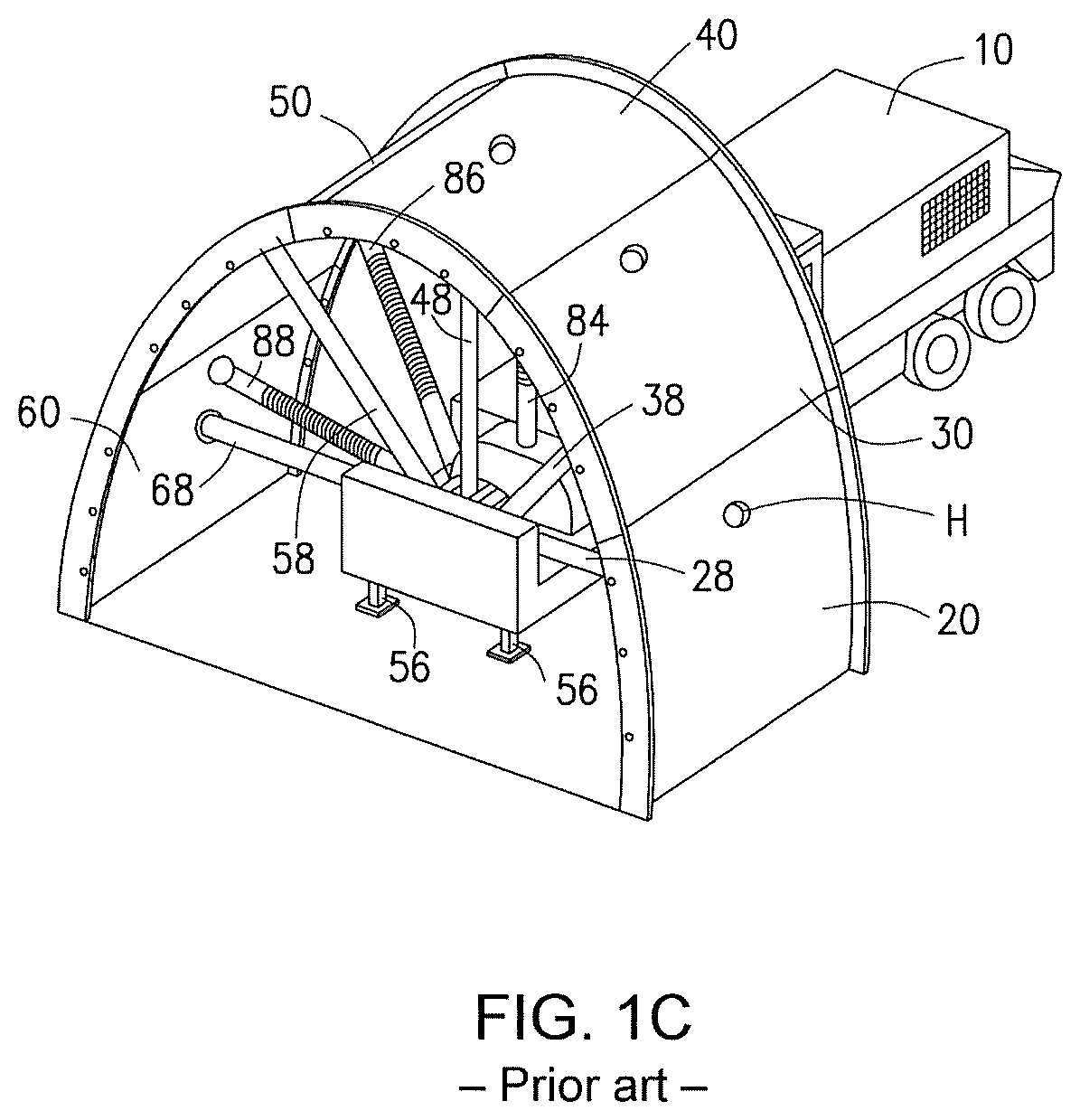 Self-pouring mold system and method of fire-proofing, repairing, and reinforcing using the same