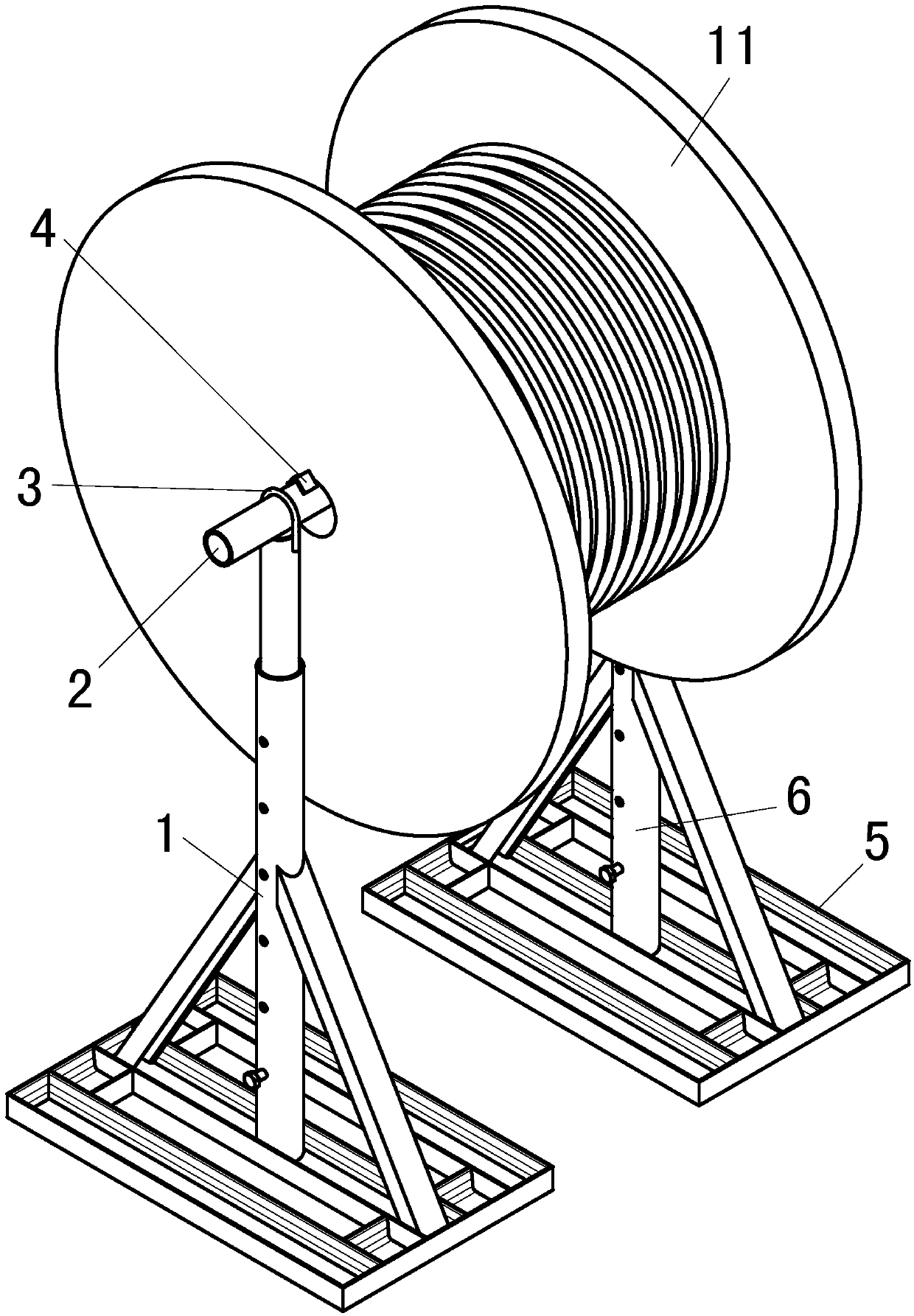 Simple electrical paying-off device