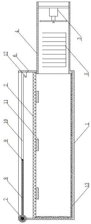 Simple tea air-drying machine