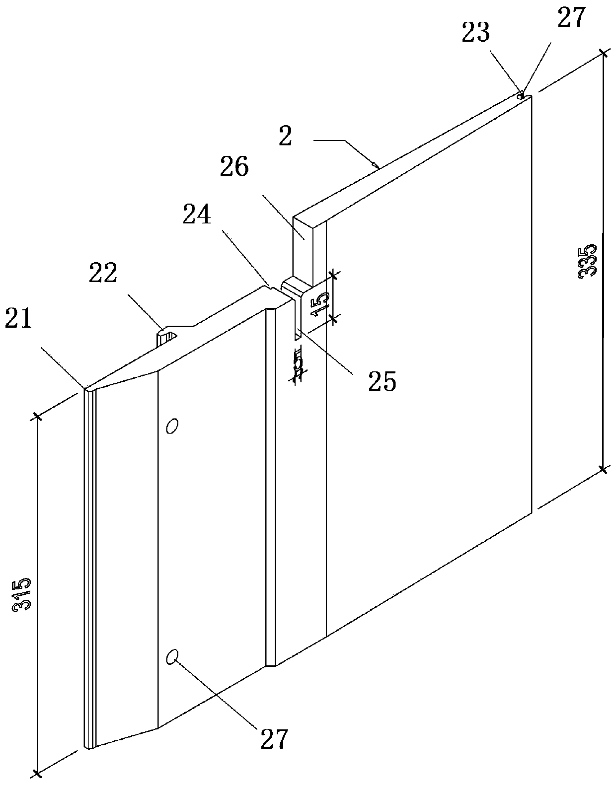 Decorative strip system firm in connection and simple in structure