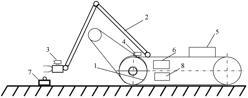 Method for distributing wireless sensor nodes for nuclear pollution detection