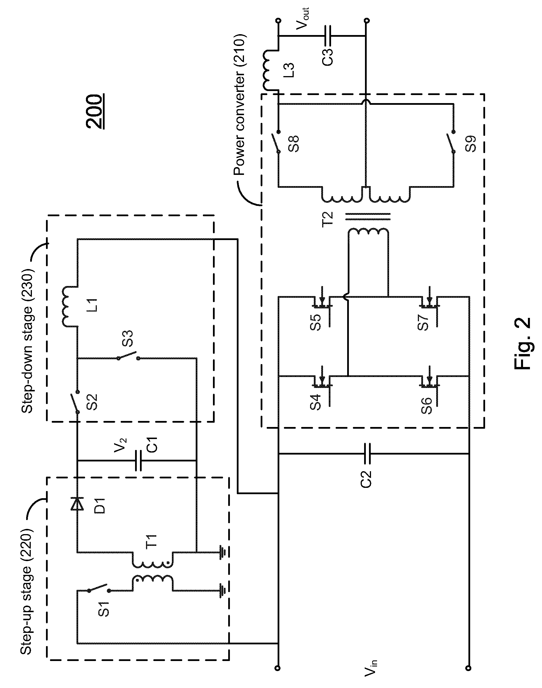 Hold-up time extension circuit for a power converter