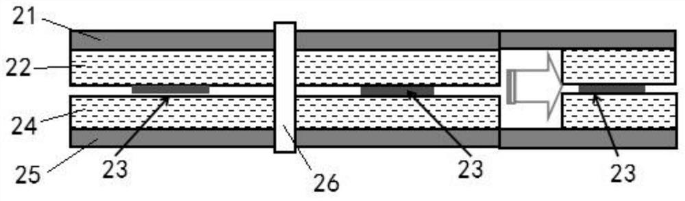 Flexible light and thin multichannel transmission line