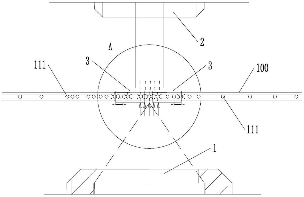 Variable grating micro-signal separation device and manufacturing method thereof