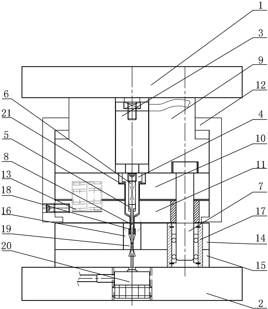 Method for high-frequency vibration assisted micro-deep drawing forming of foil boards