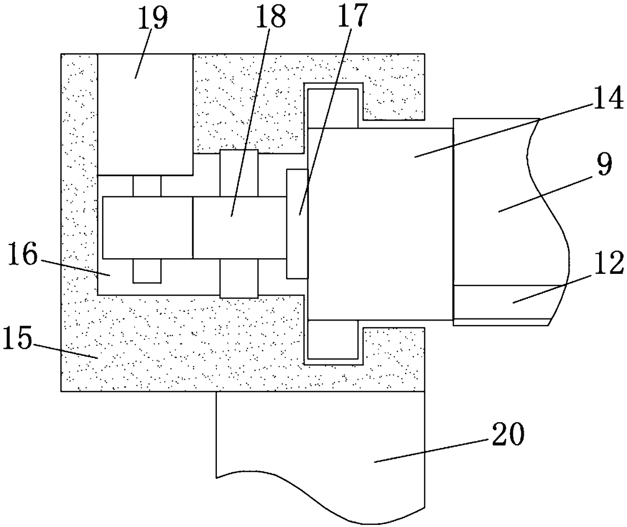 Extrusion shaping and edge cutting device for processing bamboo products