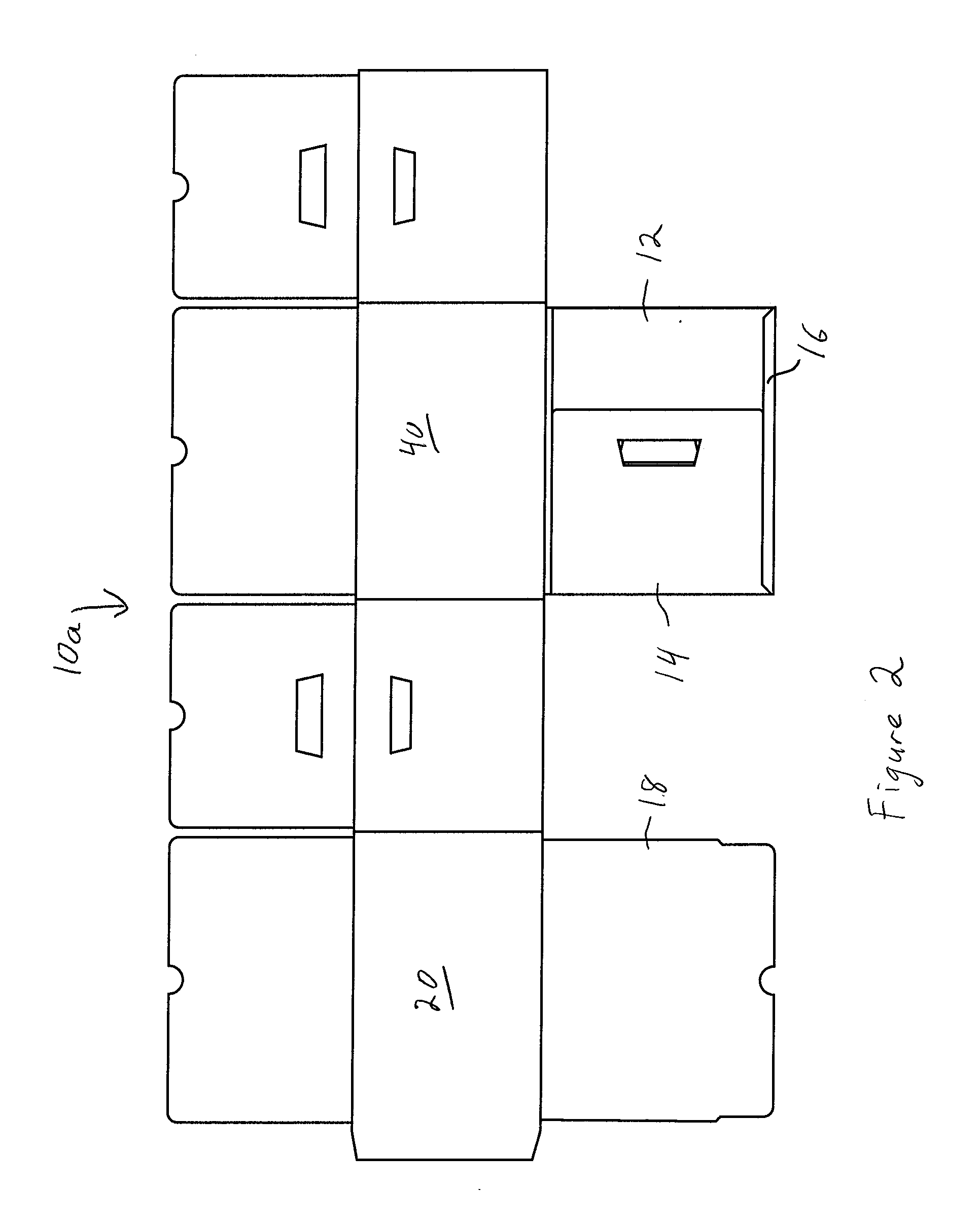 Pre-Folded File Bottom Box Form and Method of Creating Same