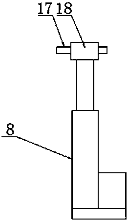 Automatic efficient stirring device for cable material