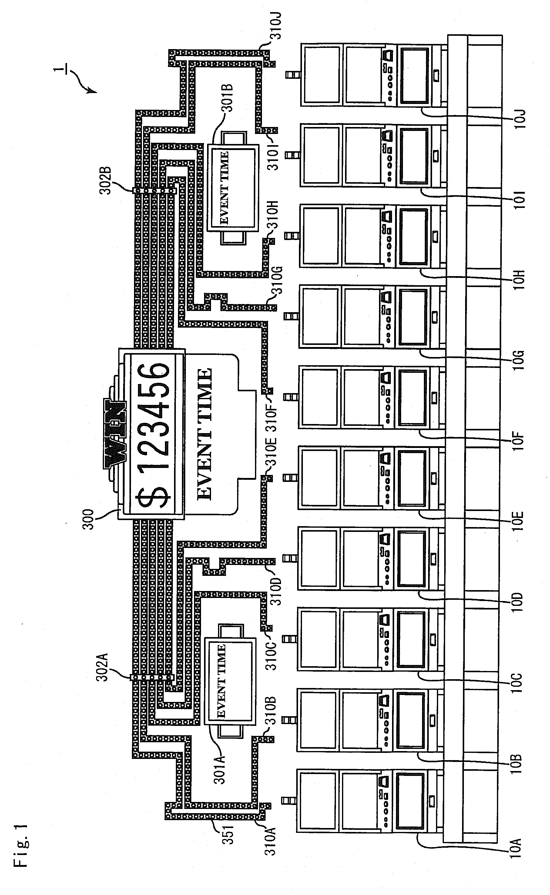 Gaming System Having A Plurality Of Gaming Machines Linked By Network And Control Method Thereof