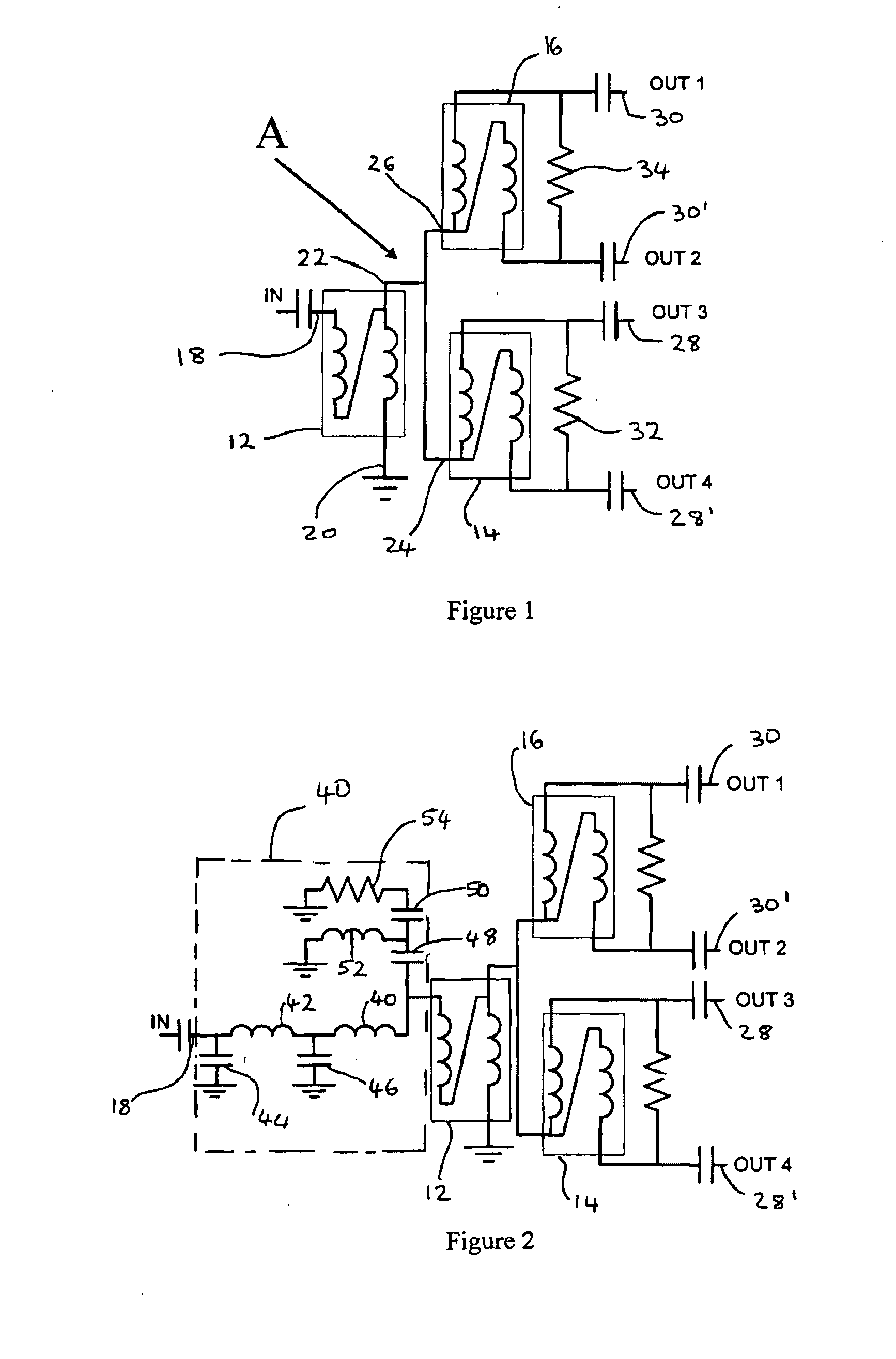 Signal dividing device