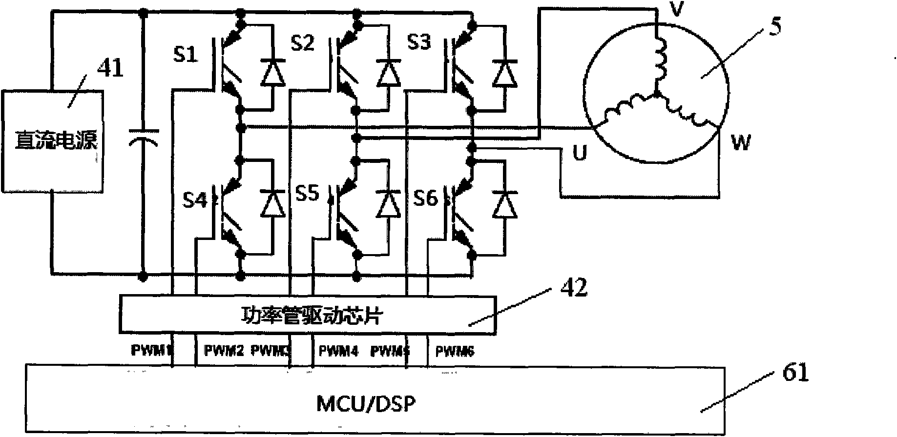 Direct-current frequency conversion electric fan