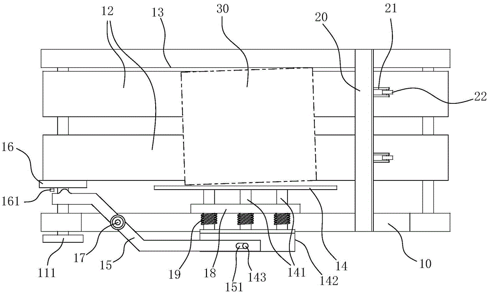 Automatic arranging and stacking device of paper boards