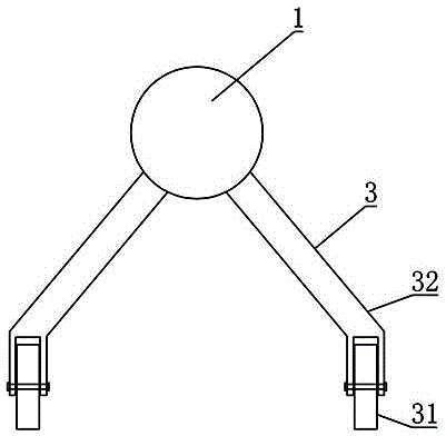 Glue application gun and glue application method of compartment covers