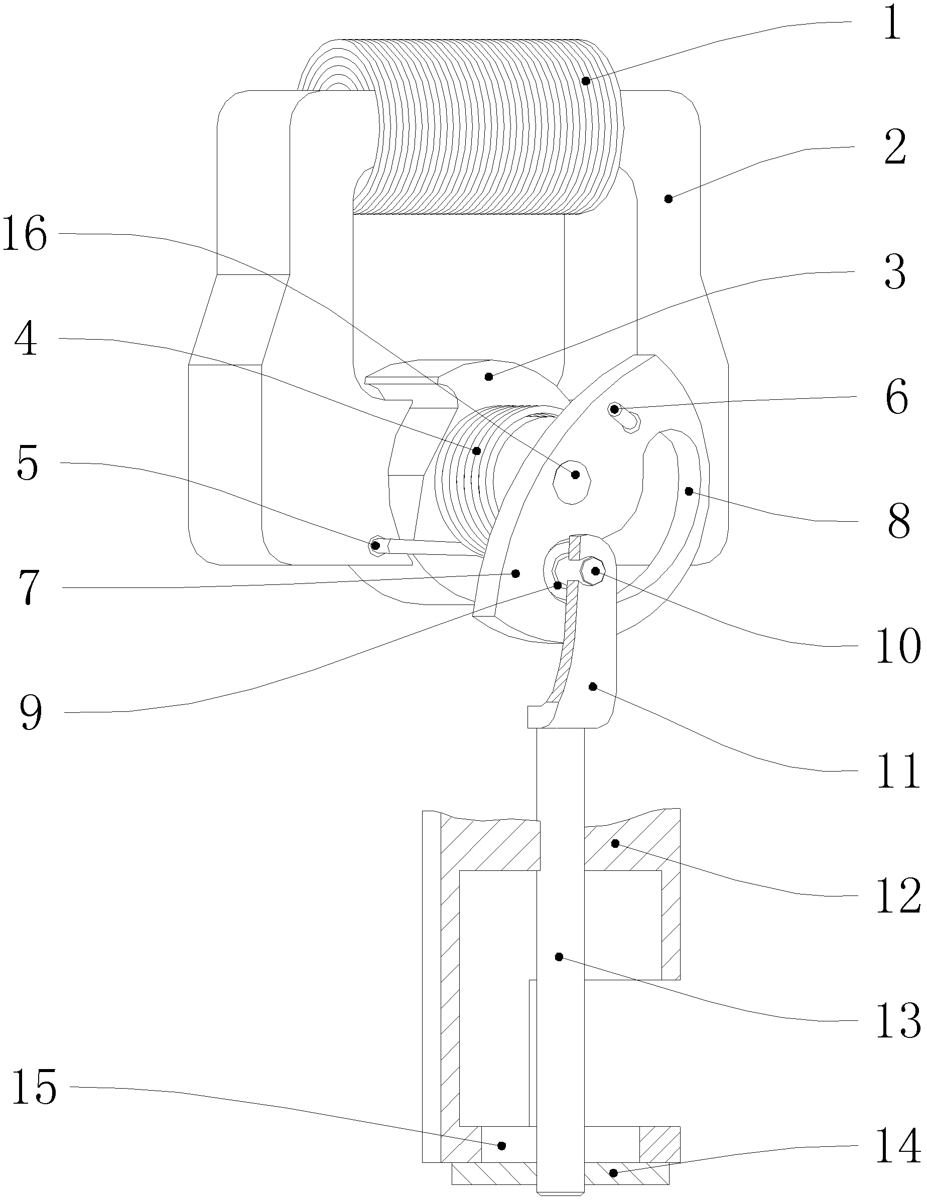 Electric egr valve driven by torsion motor