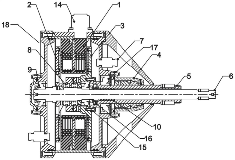 Disk-type double-rotor counter-rotating motor and aircraft